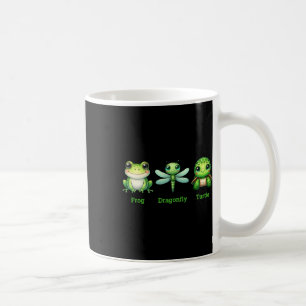 Taza De Café Sutil Humor Político Anti-Trump Rana Libélula T