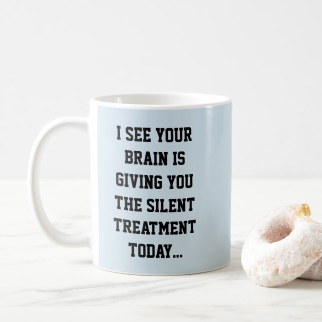 Taza De Café Sutil insulto sarcástico (Con donut)