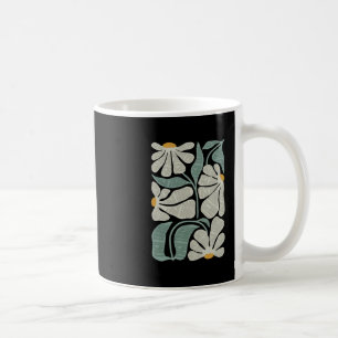 Taza De Café Sutiles flores boho anti Trump1
