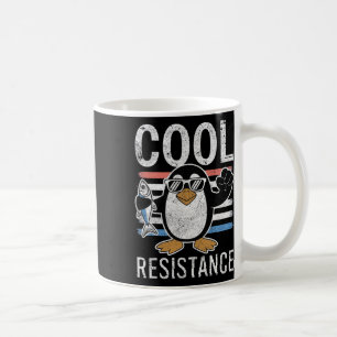 Taza De Café Sutiles tarifas pingüinas de resistencia de Guay p