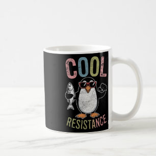 Taza De Café Sutiles tarifas pingüinas de resistencia de Guay p
