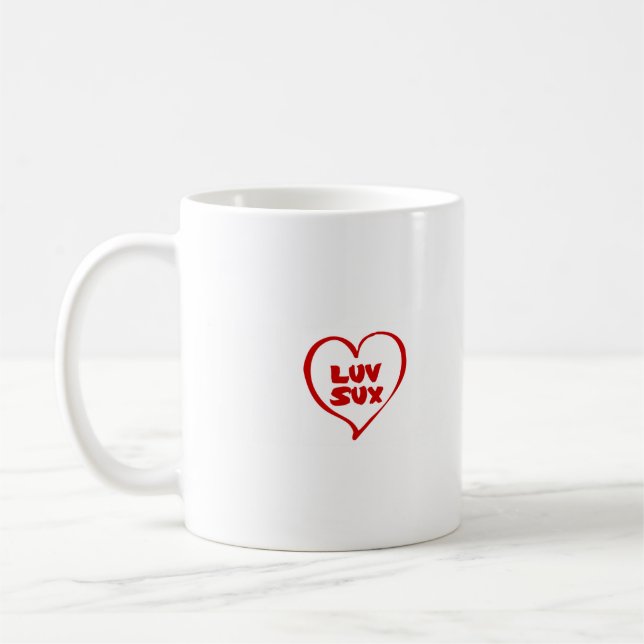 Taza De Café Sux de Luv (Izquierda)