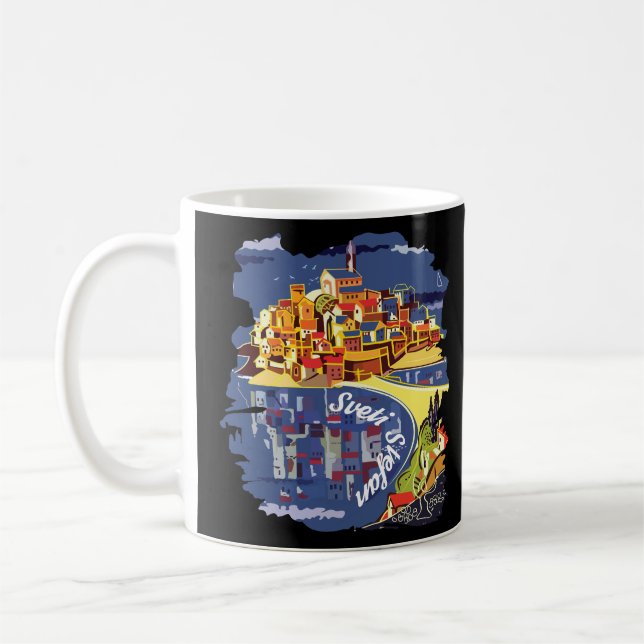 Taza De Café Sveti Stefan (Izquierda)