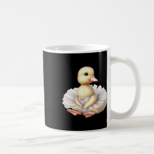 Taza De Café Swan Ballerina Duck Bailando Ballet acuarela