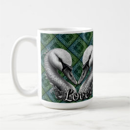 Taza De Café "Swan Love" 