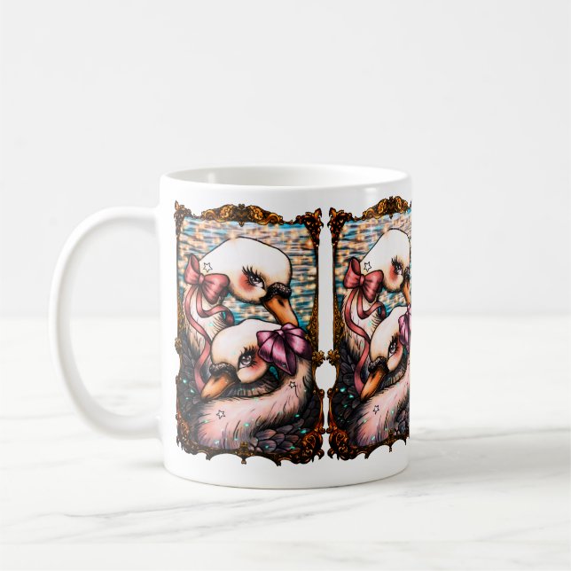 Taza De Café Swan Lovers  (Izquierda)