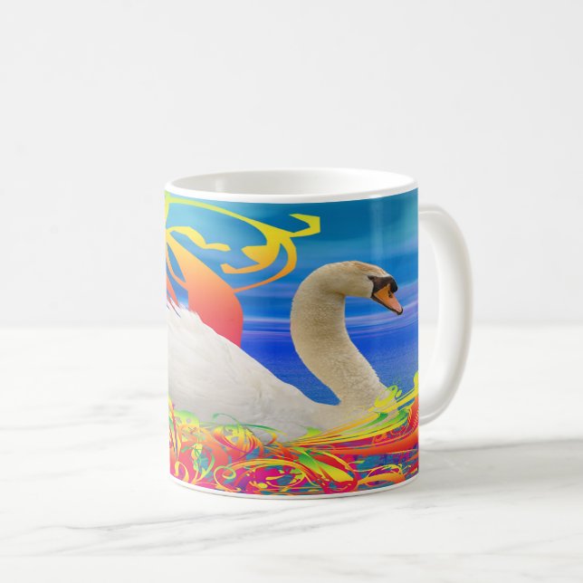 Taza De Café Swan Nest (Anverso derecho)