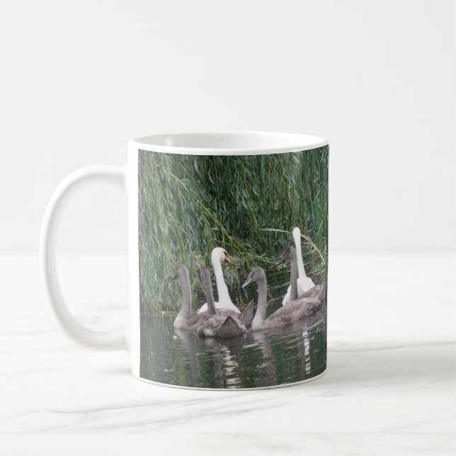 Taza De Café Swans and Cygnets Mug (Izquierda)