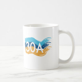Taza De Café Swash de la playa de la carretera 30A la Florida