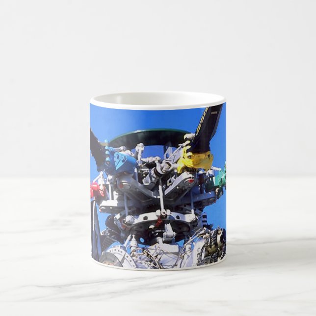 Taza De Café Swash del rotor del helicóptero de Skycrane (Centro)