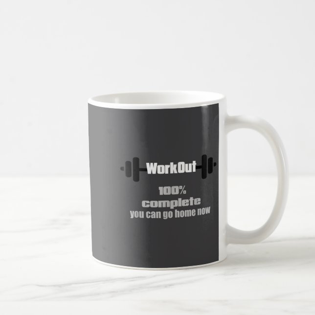 Taza De Café Sweat Activated Motivational Workout Complete Gym  (Derecha)