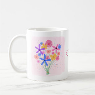 Taza De Café Sweet Floral Bouquet