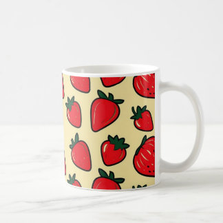 Taza De Café Sweet Garden Mug - Fresas rojas