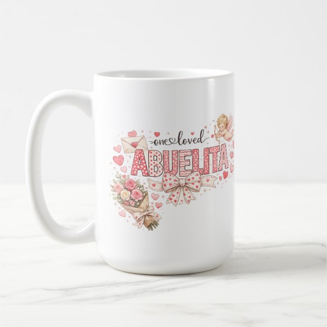 Taza De Café Sweet gift valentine's Abuelita  (Izquierda)