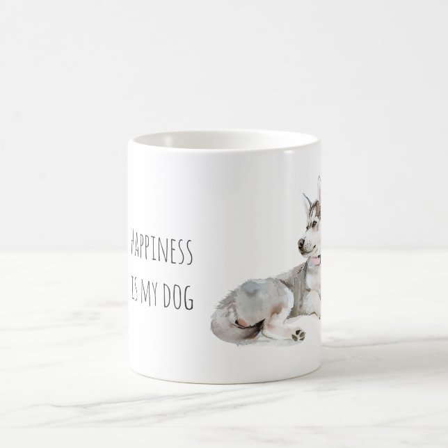 Taza De Café Sweet Grey Puppy Dog (Centro)