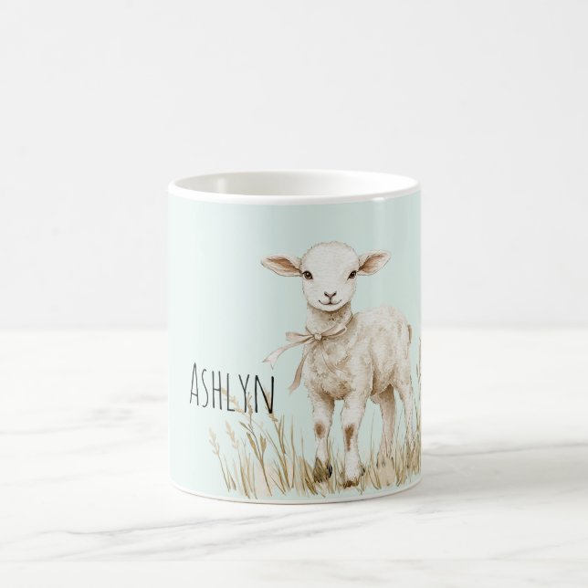 Taza De Café Sweet Mint Lamb Easter (Centro)