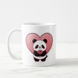 Taza De Café Sweet Panda Heart