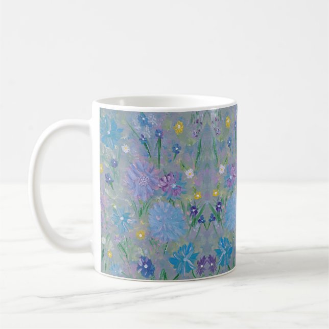 Taza De Café Sweet Pea Floral Coffee Mug (Izquierda)