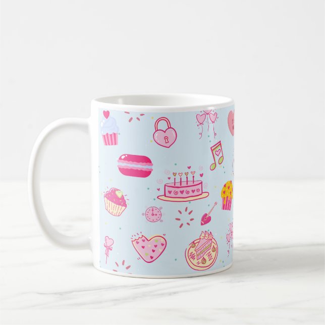 Taza De Café Sweet Pink Candy Lover (Izquierda)