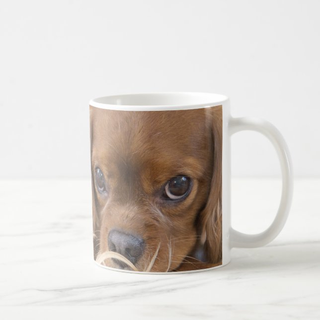 Taza De Café Sweet Ruby Cavalier King Charles Spaniel (Derecha)