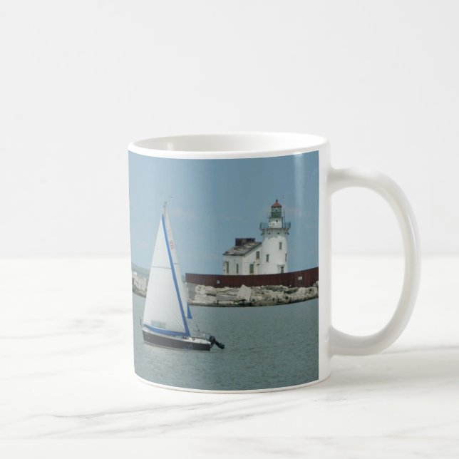 Taza De Café Sweet Sail Cleveland Ohio Mug (Derecha)