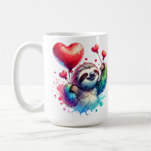 Taza De Café Sweet Valentine Sloth