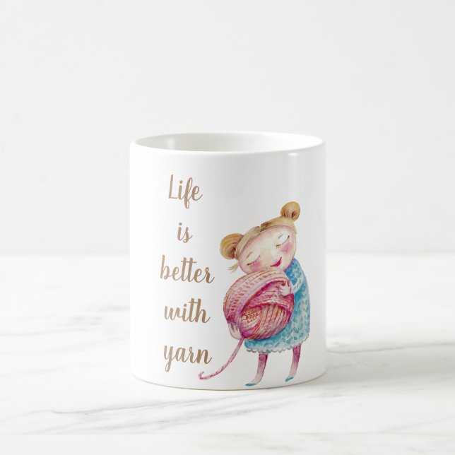 Taza De Café Sweet Yarn Lover (Centro)
