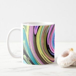 Taza De Café swirl de arte de guitarra