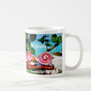 Taza De Café Swirls Conch Shell Mug St. Croix