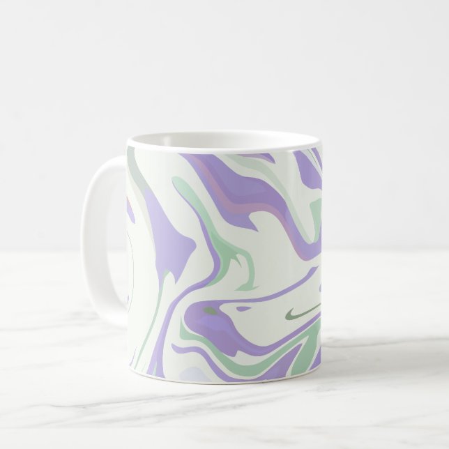 Taza De Café Swirls Pastel suave (Anverso izquierdo)