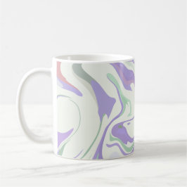 Taza De Café Swirls Pastel suave