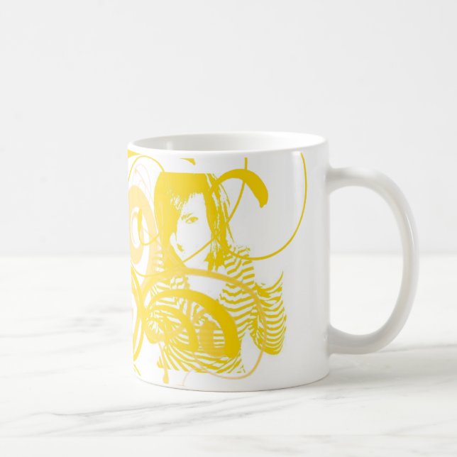 Taza De Café swirly chica (Derecha)