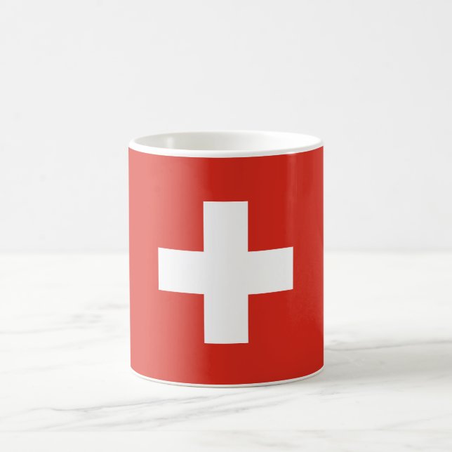 Taza De Café Switzerland Flag (Centro)