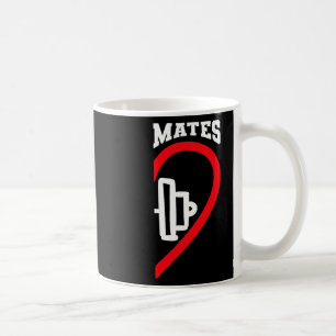 Taza De Café Swole Mates Cute Workout Parejas Correspondientes