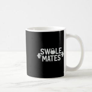 Taza De Café Swole Mates Swolemates Parejas Funny Gear