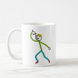 Taza De Café Sword Swallowing Stickman