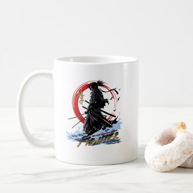 Taza De Café Swordfighter | 11# Classic Mug (Con donut)