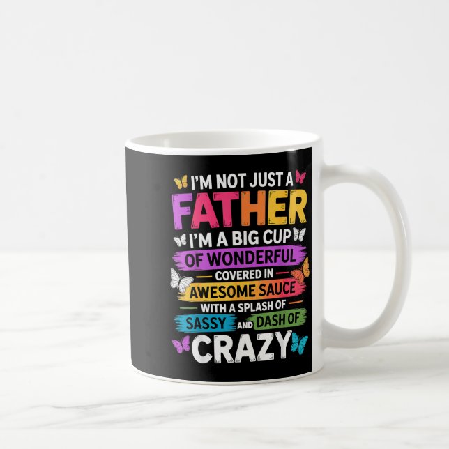 Taza De Café Sy Father Funny Quote Dad Humor Men Women  (Derecha)