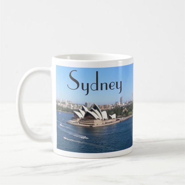 Taza De Café Sydney, Australia, Ópera, puerto, Skyline (Izquierda)