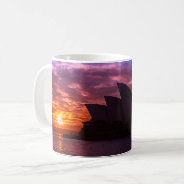 TAZA DE CAFÉ SYDNEY - OPERA HOUSE - AUSTRALIA (Anverso izquierdo)