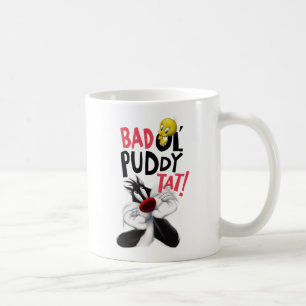 Taza De Café SYLVESTER™ y TWEETET™ - Mal Ol' Puddy Tat