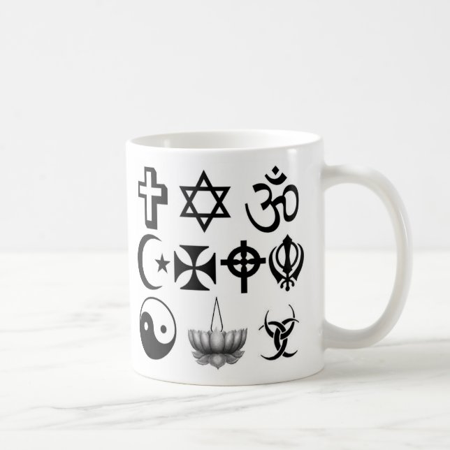 Taza De Café Symbols_of_Religions (Derecha)