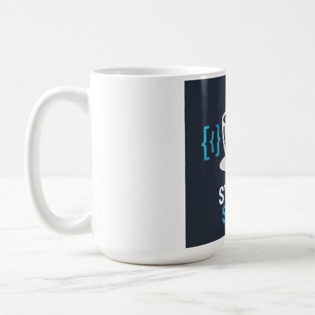 Taza De Café Syntax Saver Coffee & Code (Izquierda)