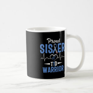 Taza De Café T1D Hermana Orgullosa Diabetes Conciencia Tipo 1 I
