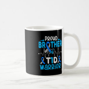 Taza De Café T1D Hermano Orgulloso Diabetes Conciencia Tipo 1 I