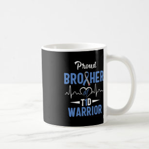 Taza De Café T1D Hermano Orgulloso Diabetes Conciencia Tipo 1 I