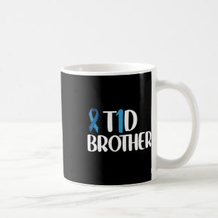 Taza De Café T1d Hermano Tipo 1 Sensibilización sobre la diabet