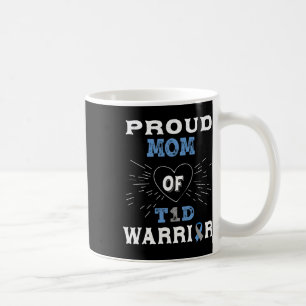 Taza De Café T1d Orgullosa Mamá Diabetes Conciencia Tipo 1 Insu