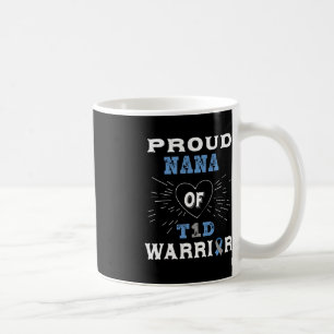 Taza De Café T1D Orgulloso Nana Diabetes Conciencia Tipo 1 Insu