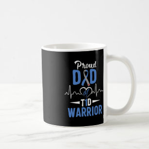 Taza De Café T1D Orgulloso Papá Diabetes Conciencia Tipo 1 Insu